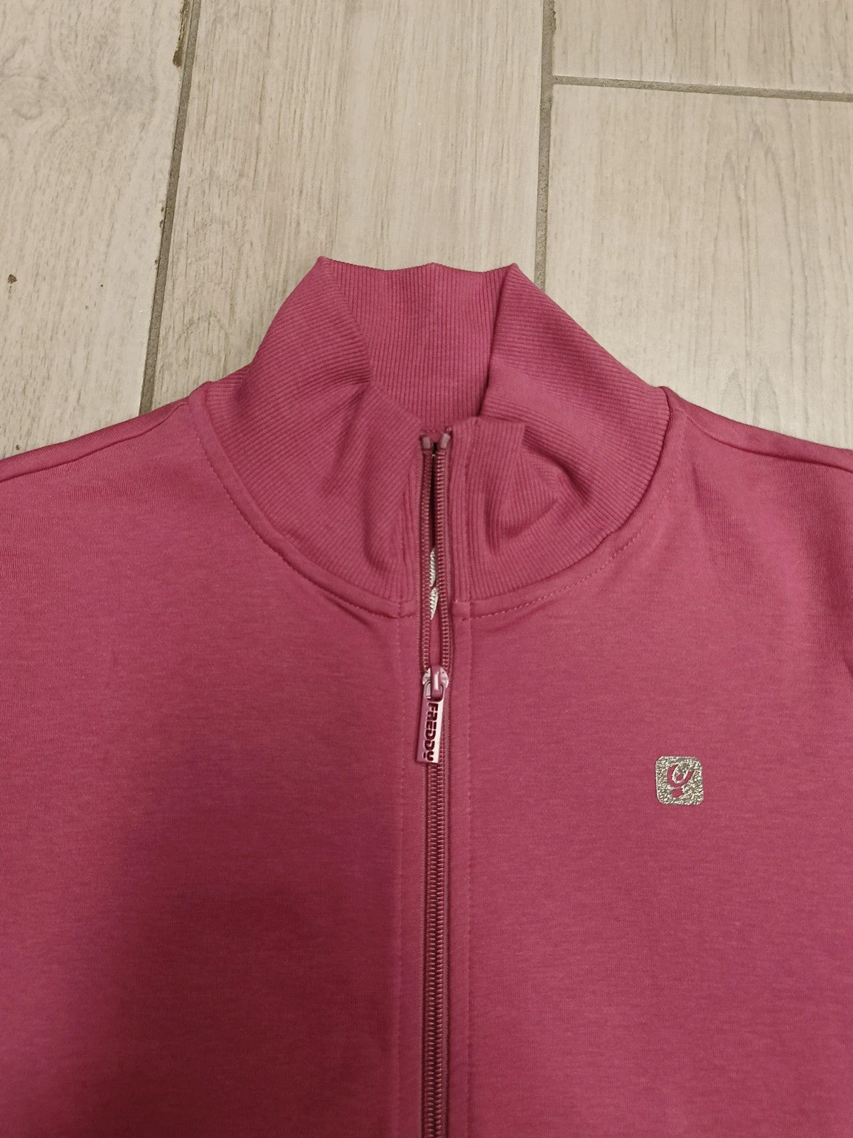 Freddy felpa leggera con zip e colletto tg S donna