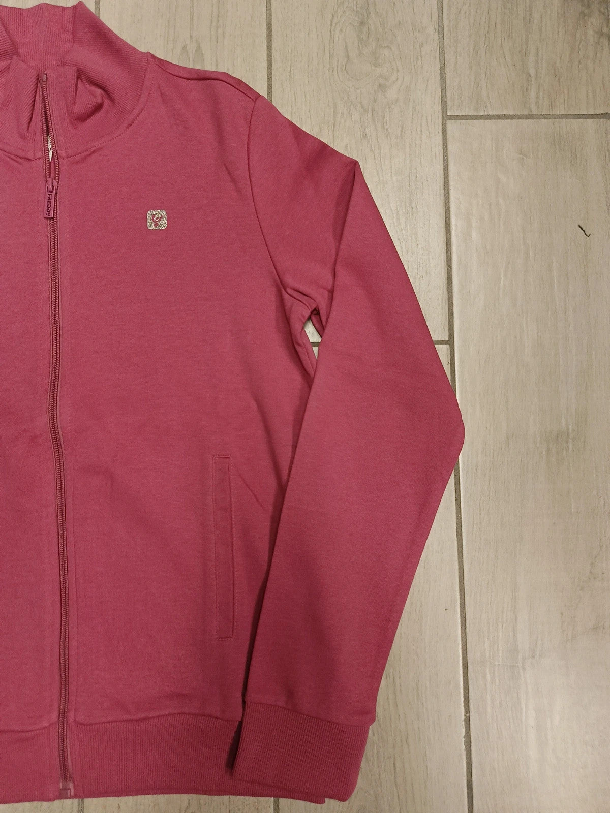 Freddy felpa leggera con zip e colletto tg S donna