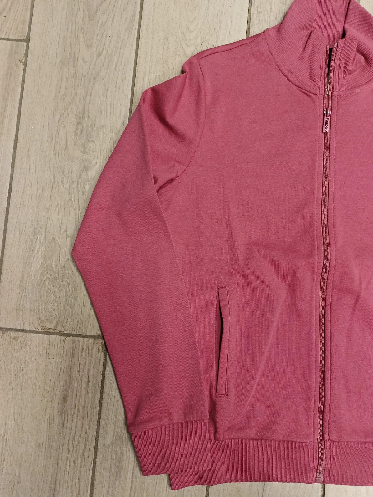 Freddy felpa leggera con zip e colletto tg S donna