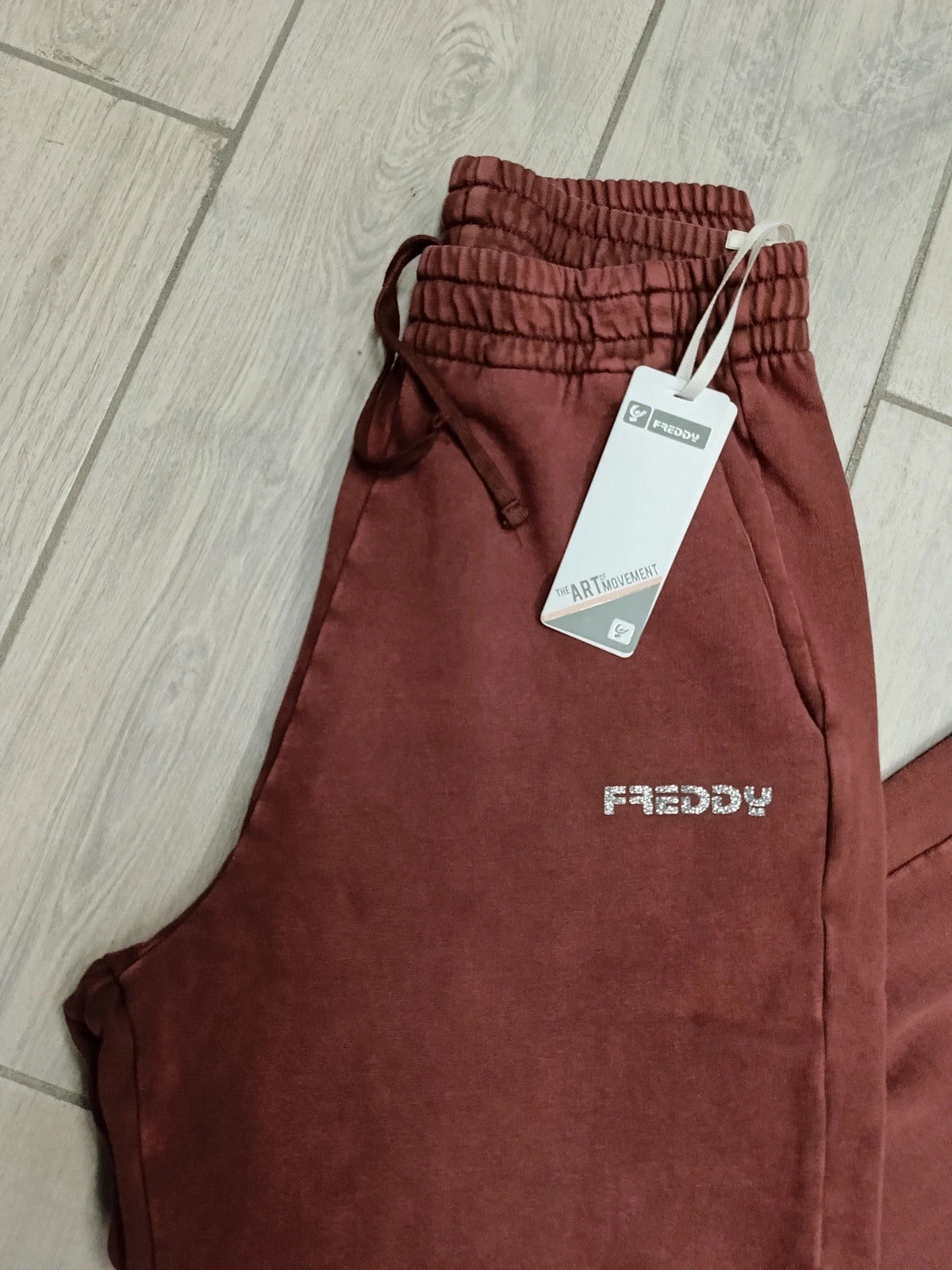 Freddy pantaloni tuta felpati con tasche donna tg S