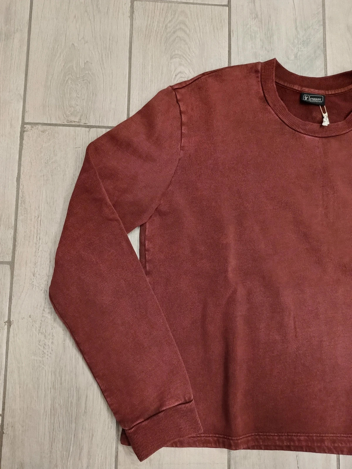 Freddy felpa crop cotone ginnastica donna tg S