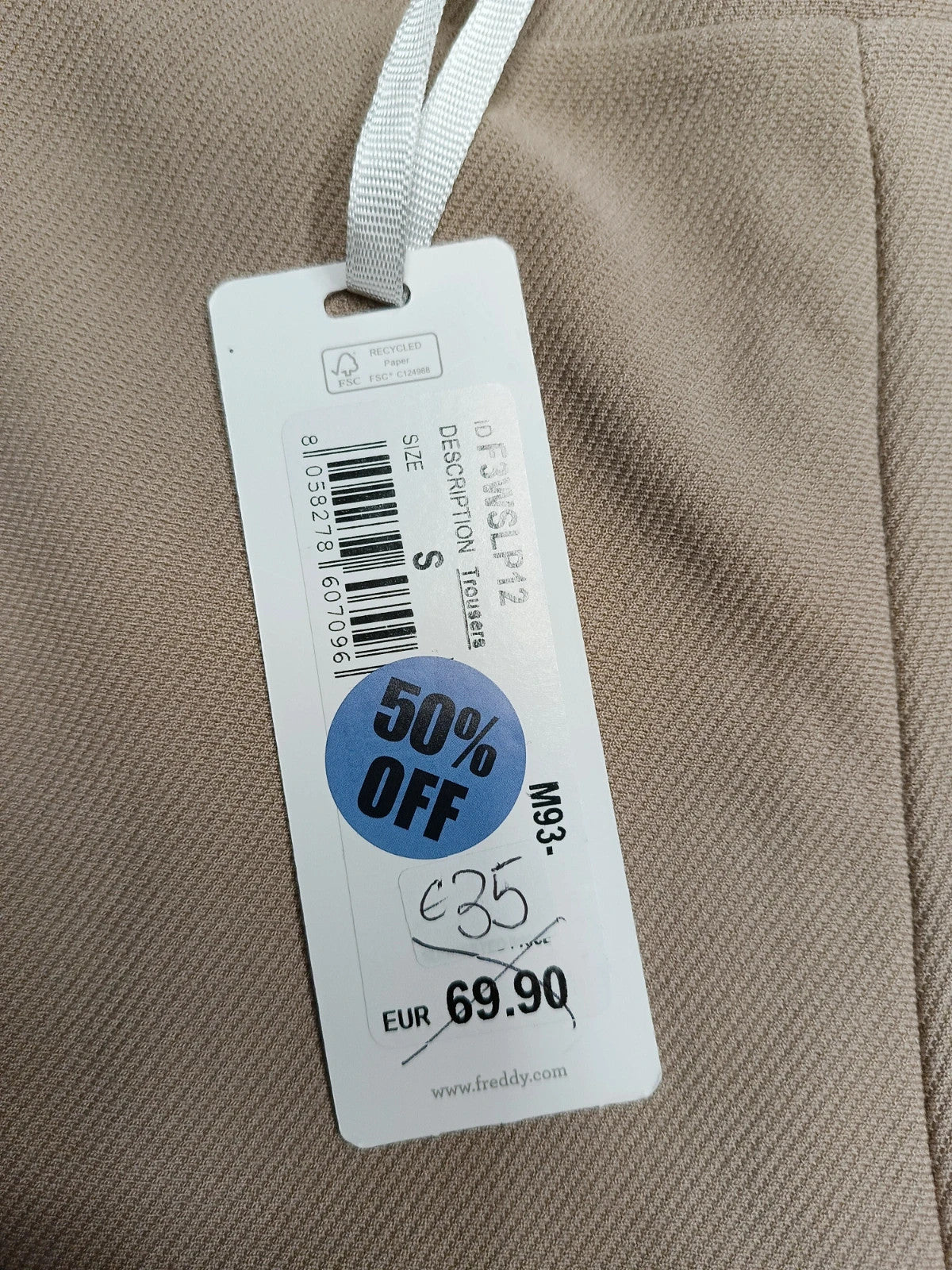 Freddy Pantalone felpa cotone  donna tg S