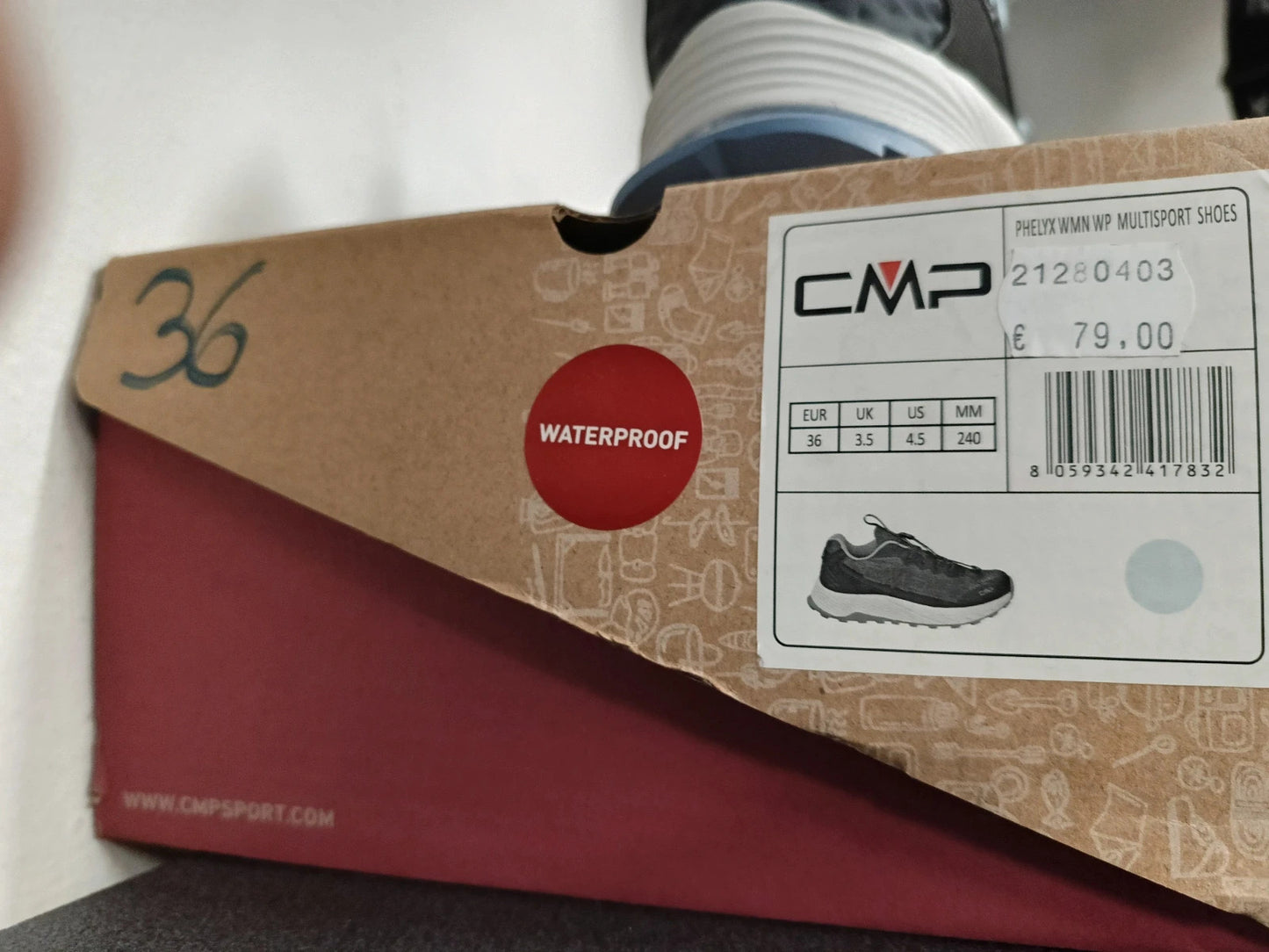 CMP scarpe basse trekking montagna donna n 36