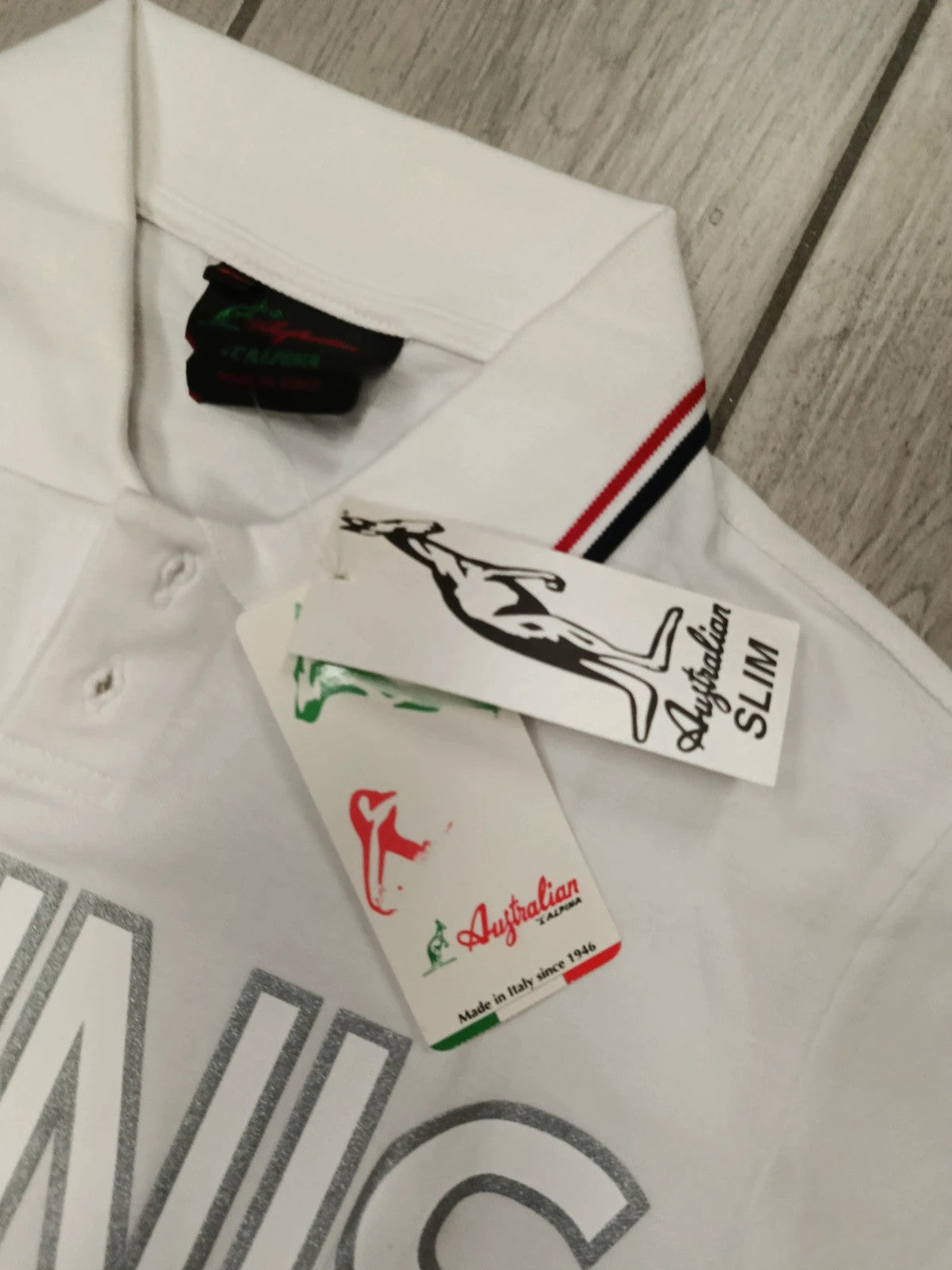 Australian polo tennis uomo cotone tg 50 slim