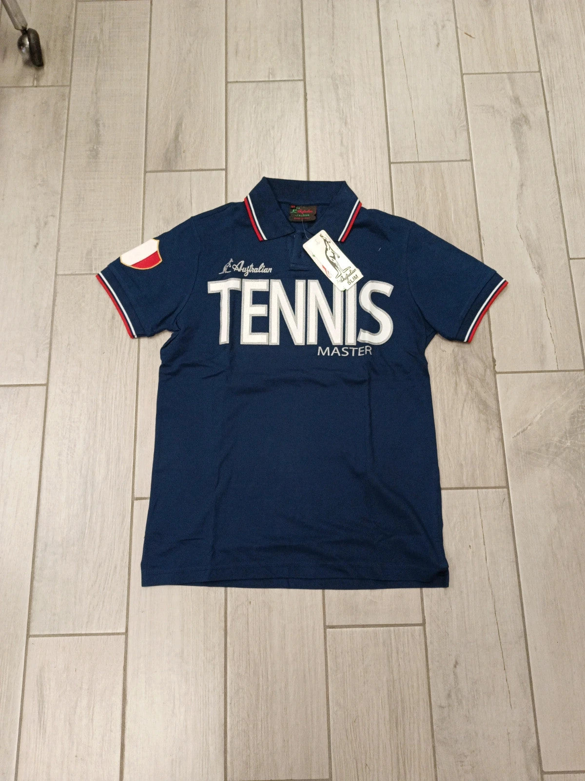 Australian polo tennis uomo cotone tg 50 slim