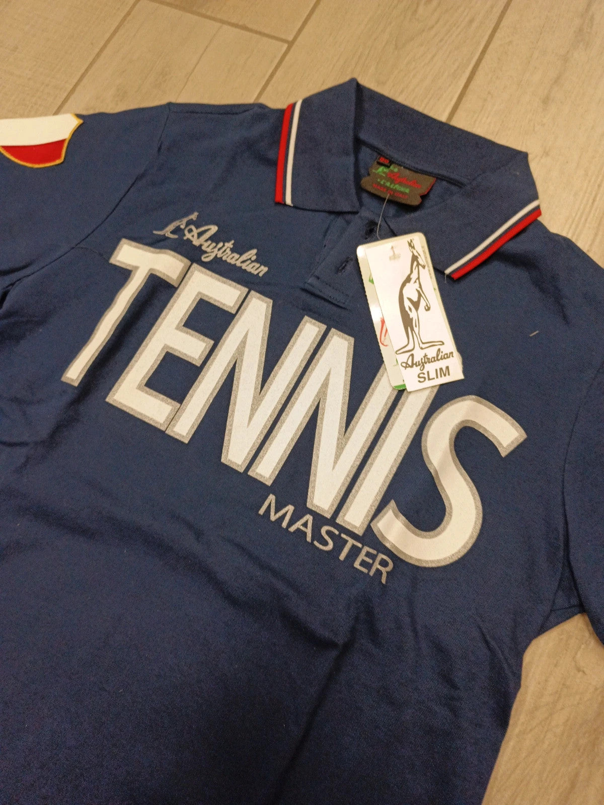 Australian polo tennis uomo cotone tg 50 slim