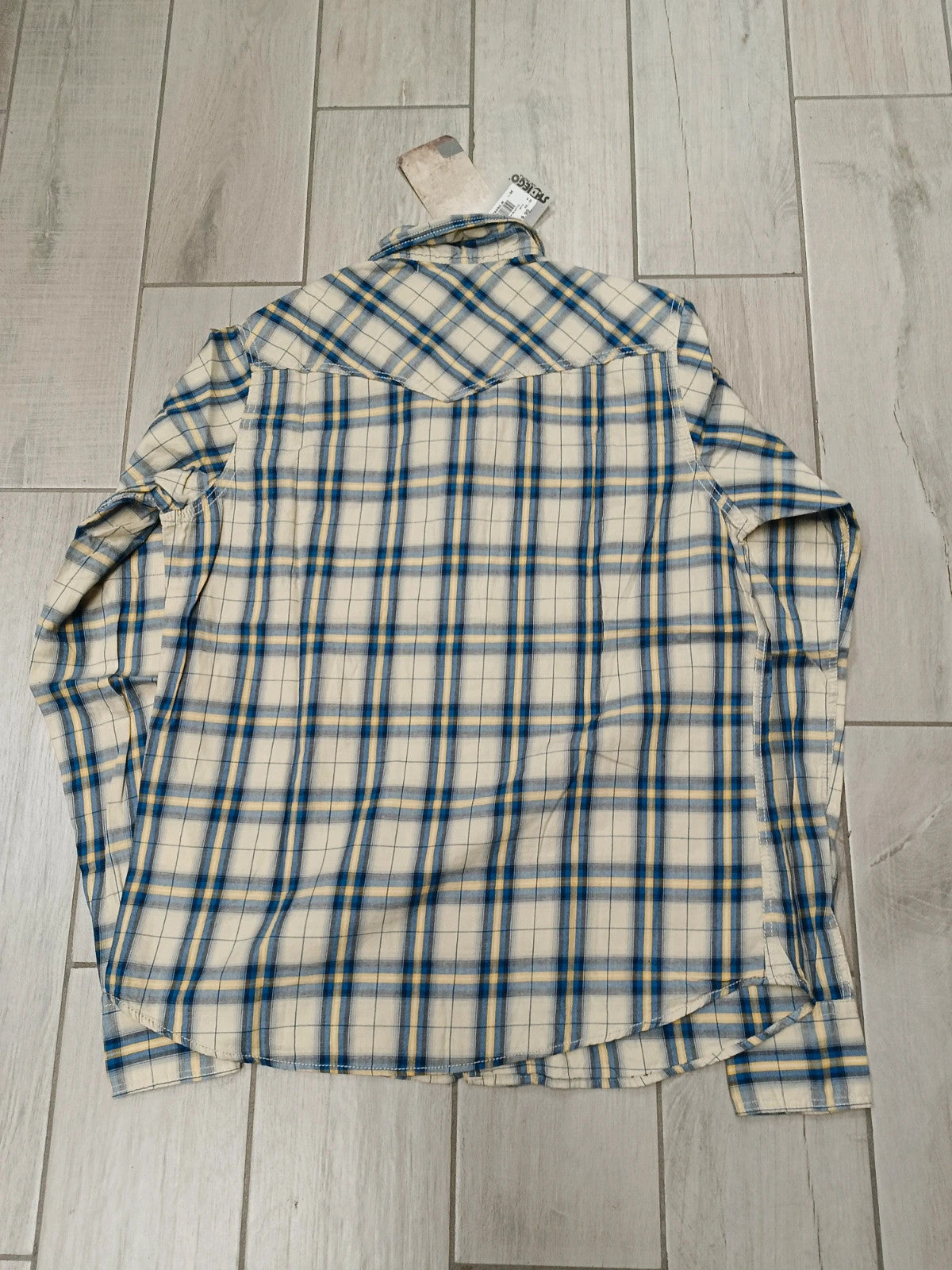 St.Diego camicia uomo manica lunga cotone tg M