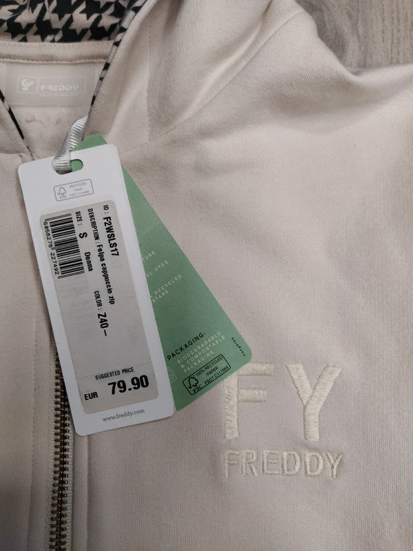 Freddy felpa con cappuccio e zip donna tg S