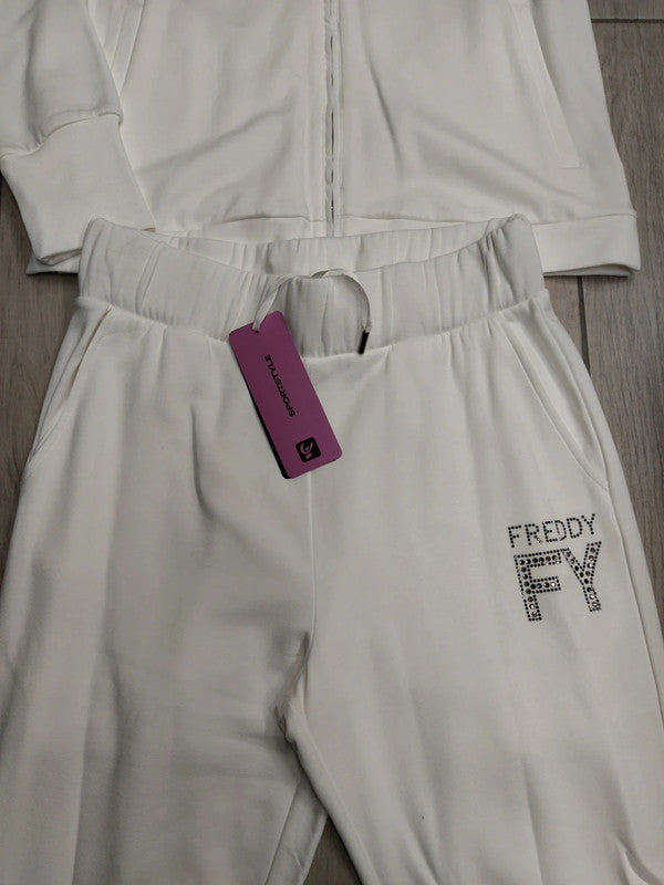 Freddy tuta completa felpa con zip e pantaloni donna tg S