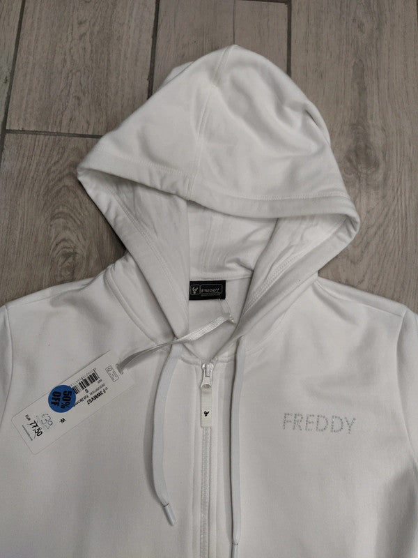 Freddy felpa con cappuccio e zip donna tg S