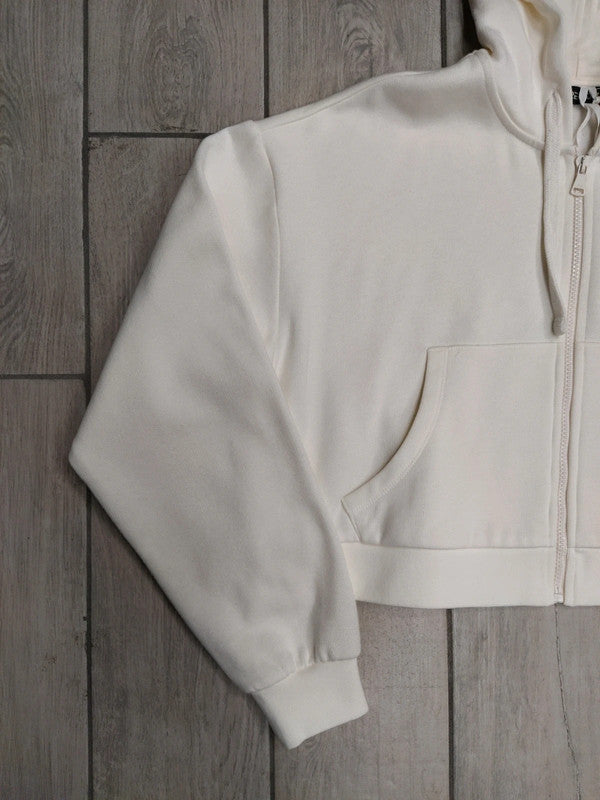 Freddy felpa crop con cappuccio e zip donna tg S