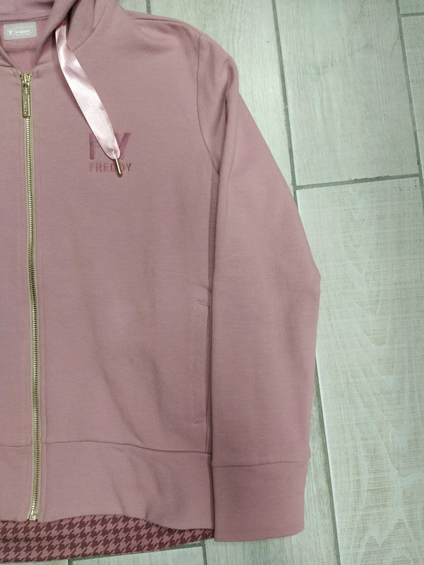 Freddy felpa con cappuccio e zip donna tg S