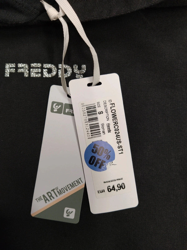 Freddy felpa crop con cappuccio donna tg S