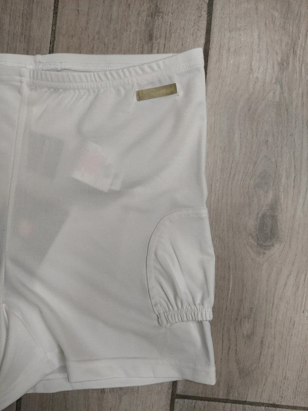 Lotto pantaloncini sottogonna coulisse tennis bianco donna tg M