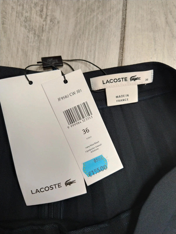 Lacoste gonna donna vintage tennis ventaglio tg 36 / Xs