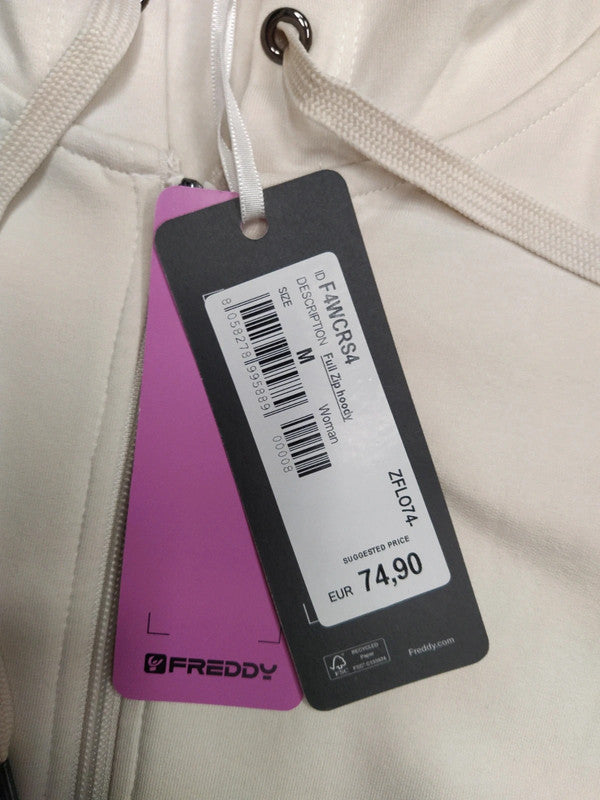 Freddy felpa con cappuccio e zip donna tg M