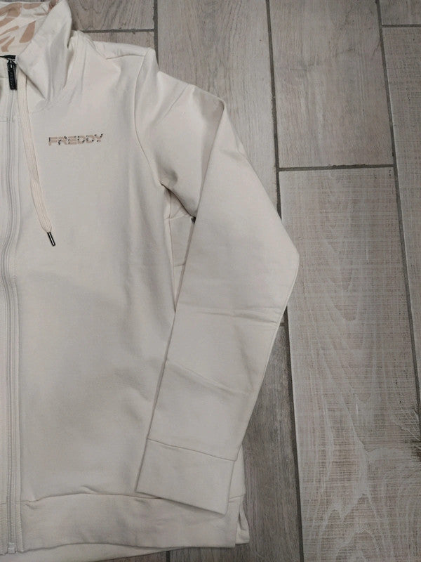 Freddy felpa con zip e collo alto donna tg M