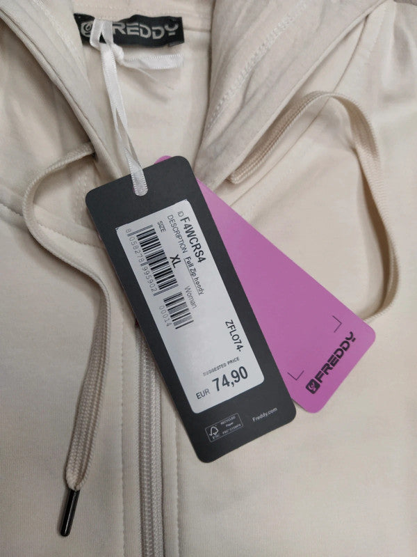 Freddy felpa con cappuccio e zip donna tg XL