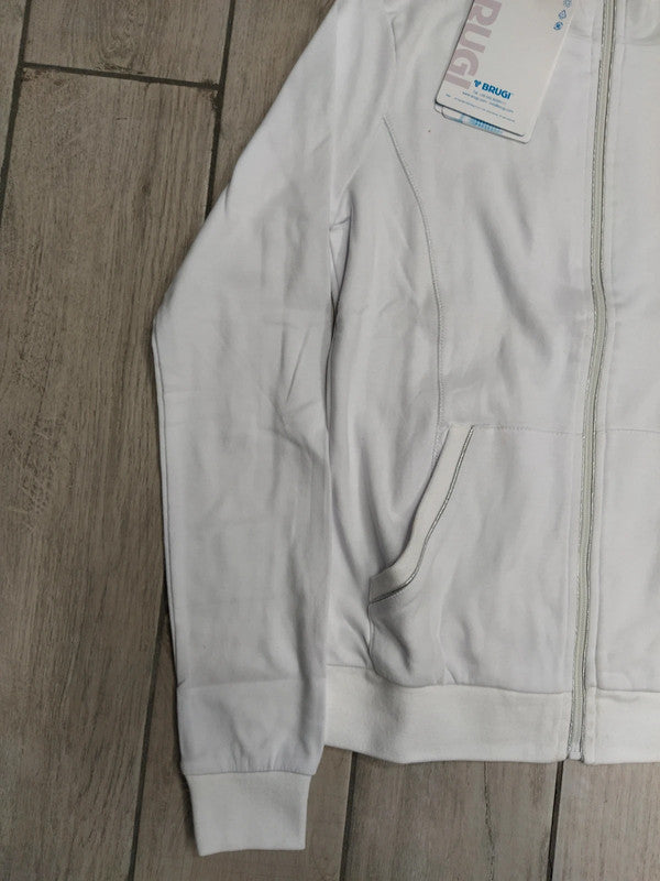 Brugi felpa in cotone con zip donna tg M