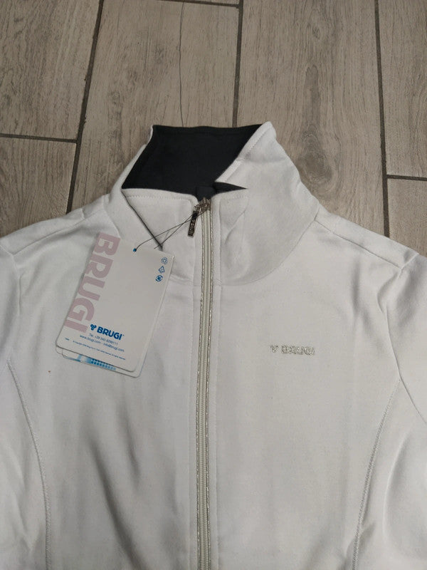 Brugi felpa in cotone con zip donna tg M