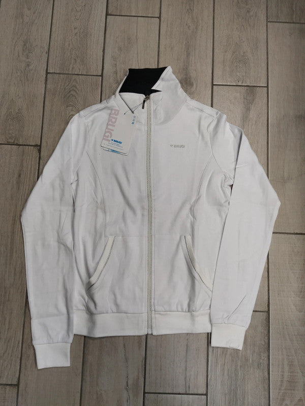 Brugi felpa in cotone con zip donna tg M