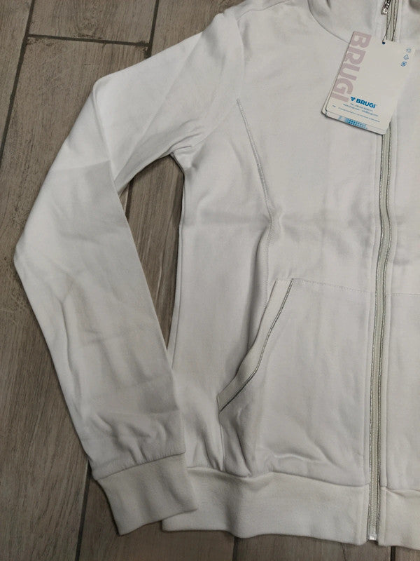 Brugi felpa collo alto con zip cotone donna tg M