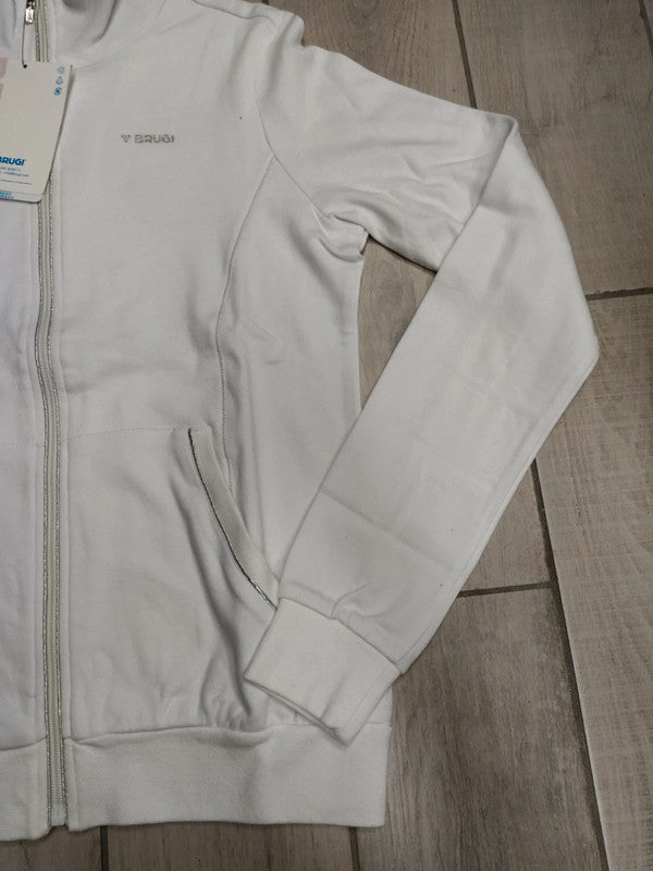 Brugi felpa collo alto con zip cotone donna tg M
