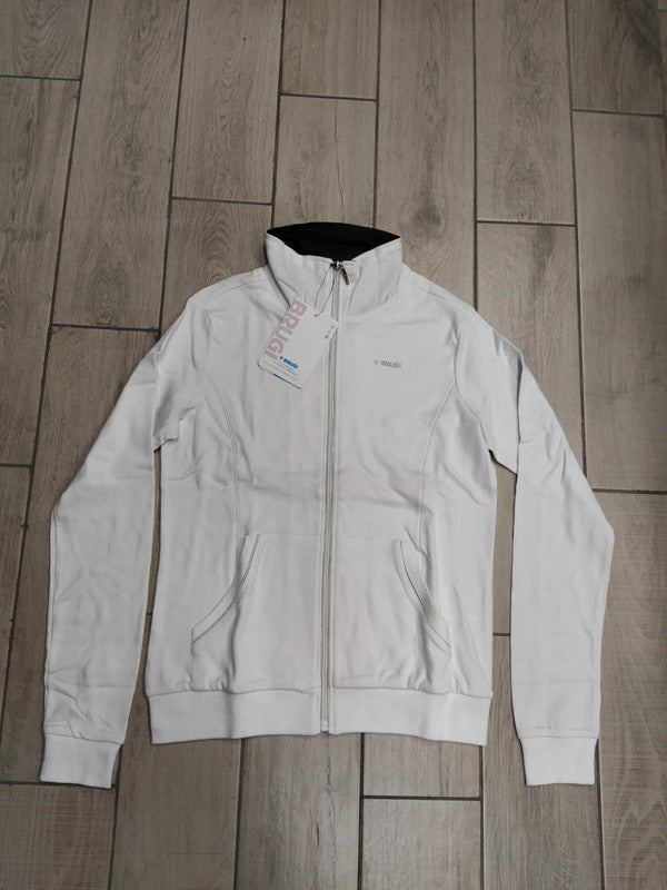Brugi felpa con zip 100% cotone donna tg L