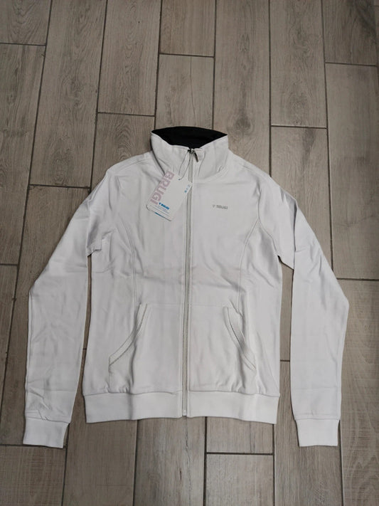 Brugi felpa con zip 100% cotone donna tg L