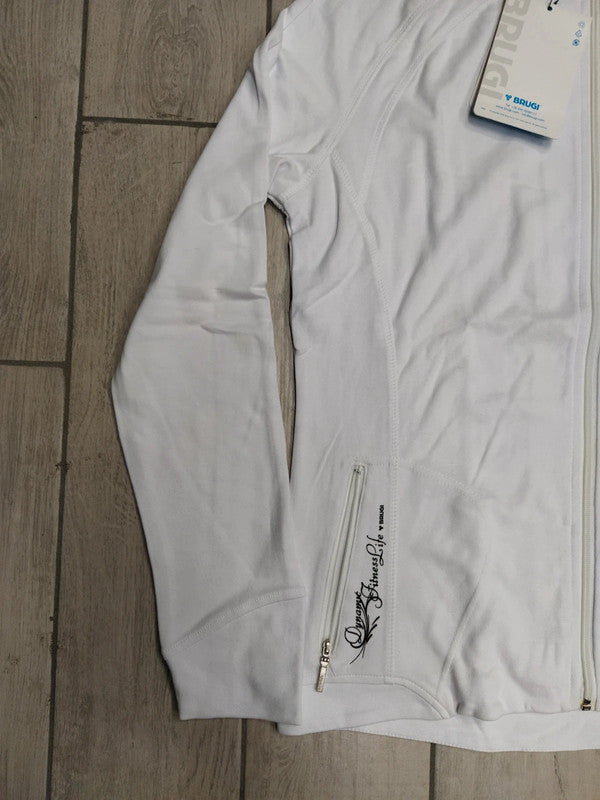 Brugi felpa con zip in cotone donna tg XL
