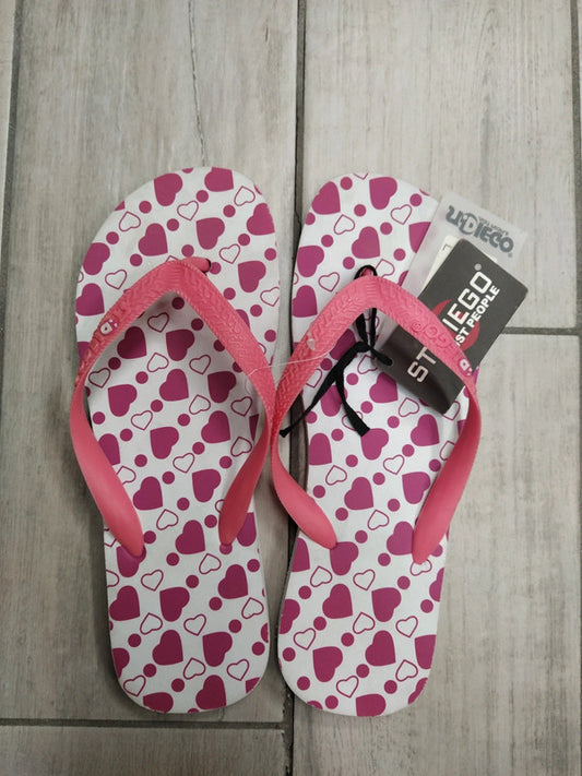 St. Diego infradito con cuoricini rosa tg 39 / 40