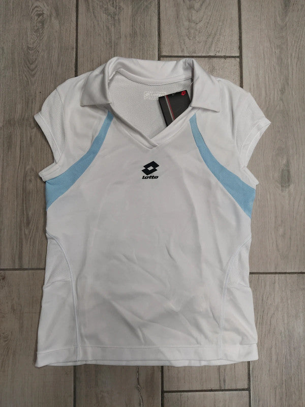 Lotto t-shirt smanicato bimba tennis bimba jr ragazza tg XS