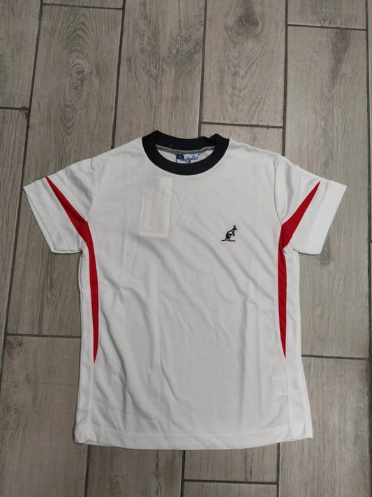Australian t-shirt tennis jr ragazzo bimbo slim tg 10 anni
