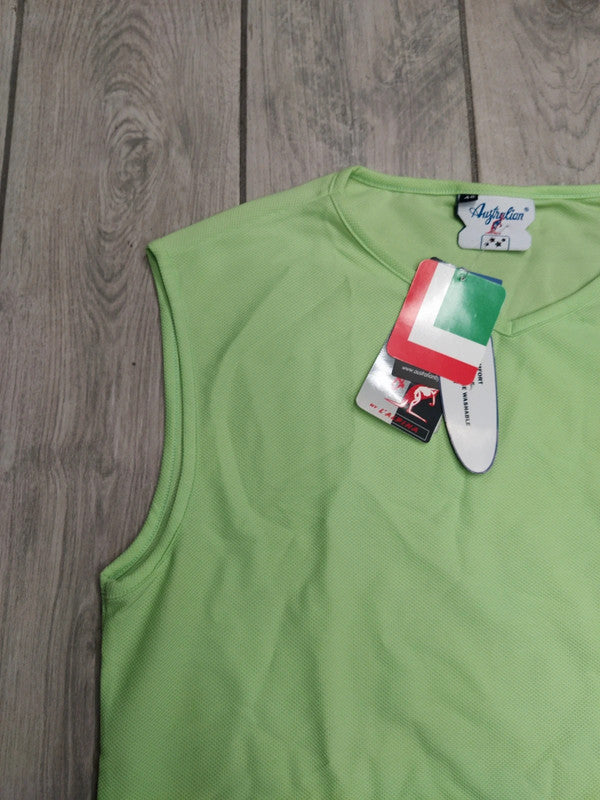Australian canotta verde uomo tg 46
