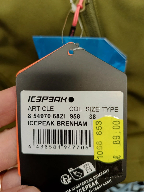 Icepeak Softshell impermeabile montagna trekking donna tg DE38 / IT44 / S