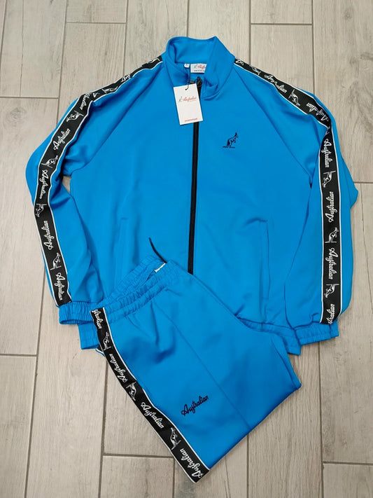 Australian tuta completa gabber acetato uomo banda tg XL