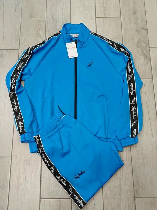 Australian tuta completa gabber acetato uomo banda tg 2XL