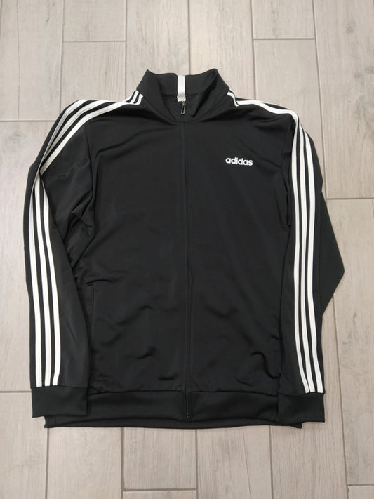 Adidas felpa acetato zip lunga uomo tg XL