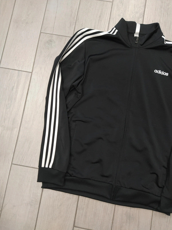 Adidas felpa acetato zip lunga uomo tg XL