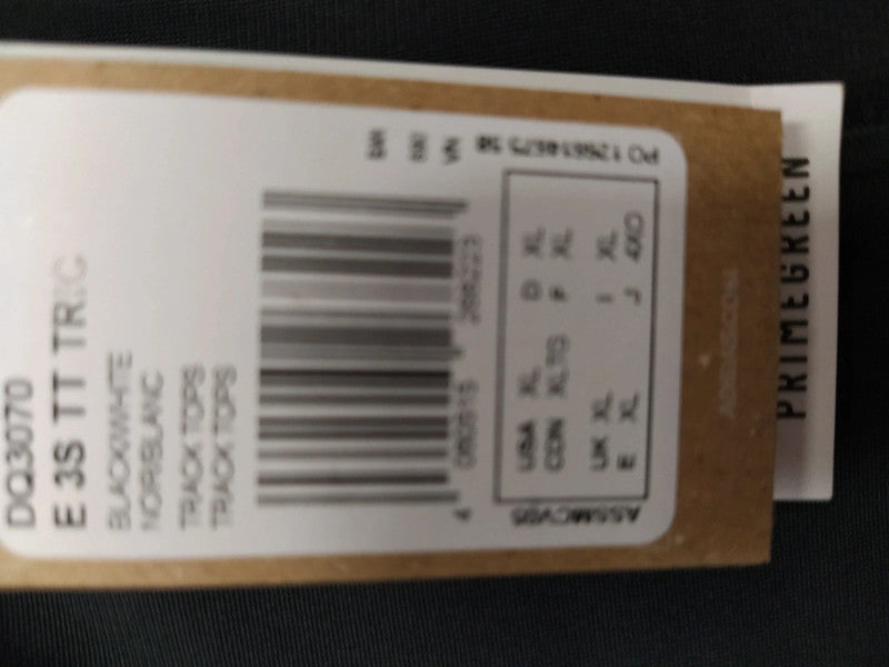 Adidas felpa acetato zip lunga uomo tg XL