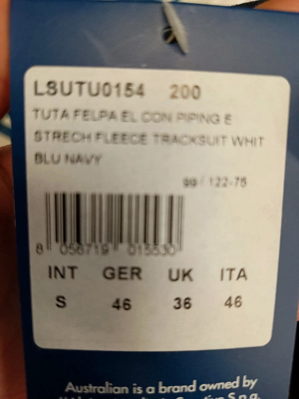 Australian tuta completa uomo cotone tg M