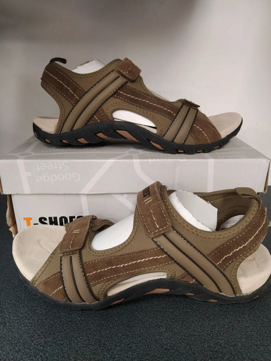 T-Shoes sandalo trekking montagna pelle uomo n 45