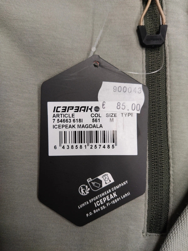 Icepeak felpa con cappuccio trekking montagna donna tg. M