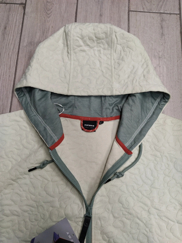Icepeak felpa crop con cappuccio donna tg M