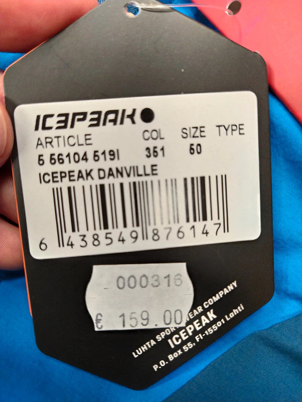 Icepeak mod.Danville giacca montagna trekking leggera idrorepellente uomo tg 50