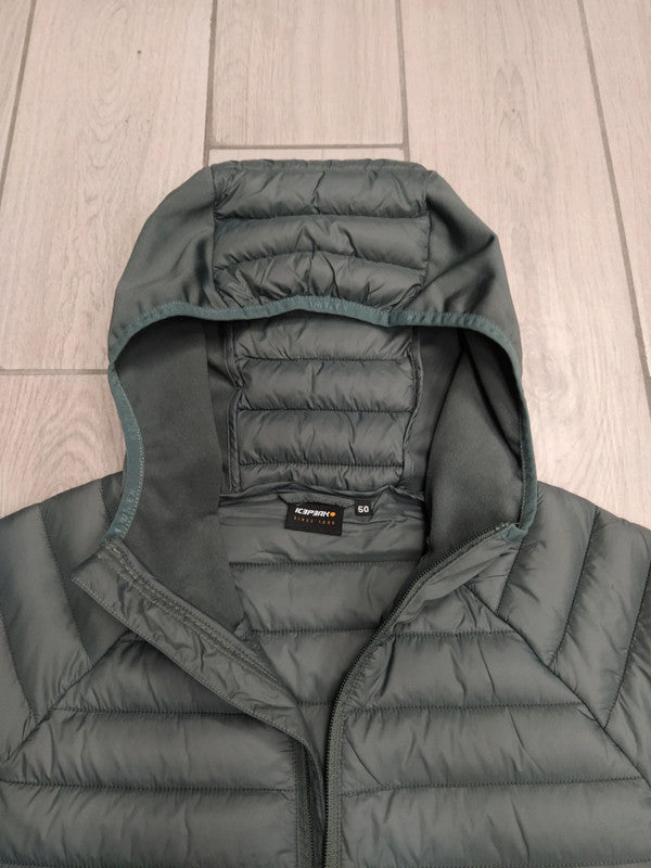 Icepeak Softshell giacca piumino con cappuccio uomo tg 50