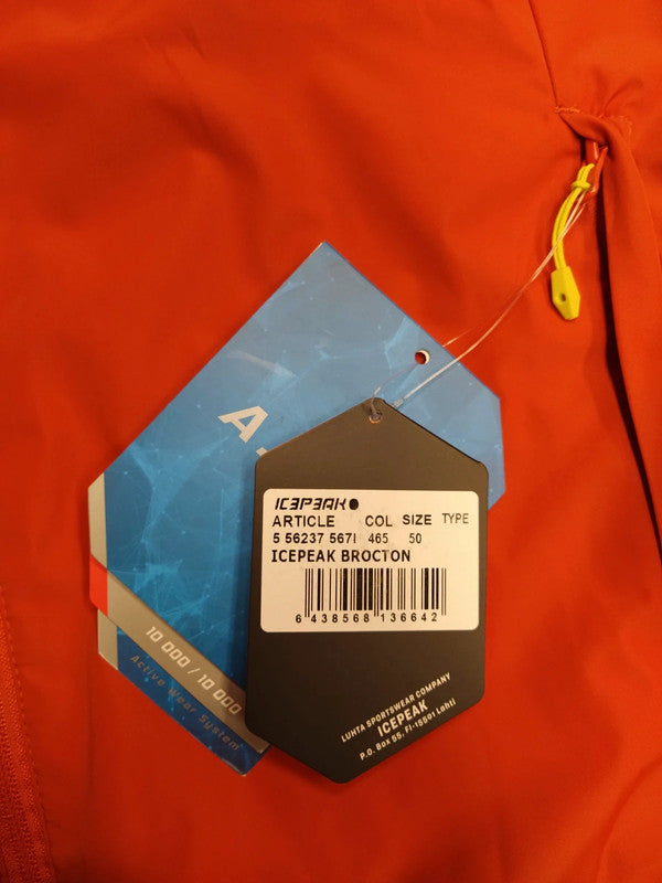 Icepeak Softshell leggero impermeabile giacca montagna trekking uomo tg 50