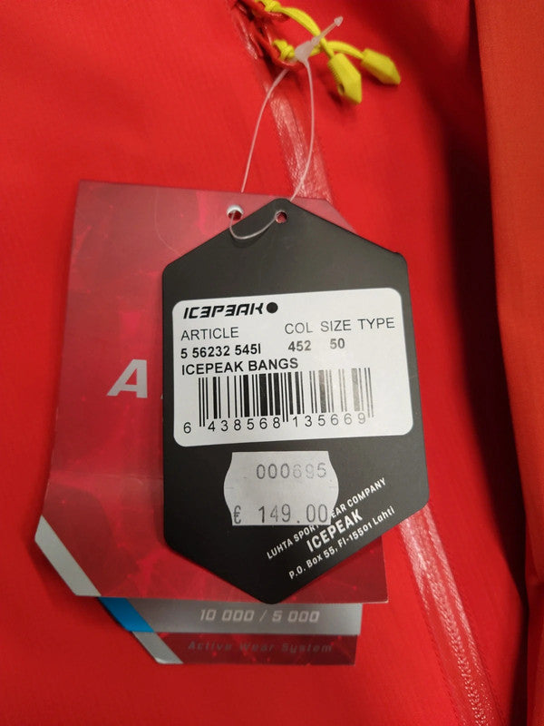 Icepeak Softshell impermeabile giacca a vento montagna uomo tg 50