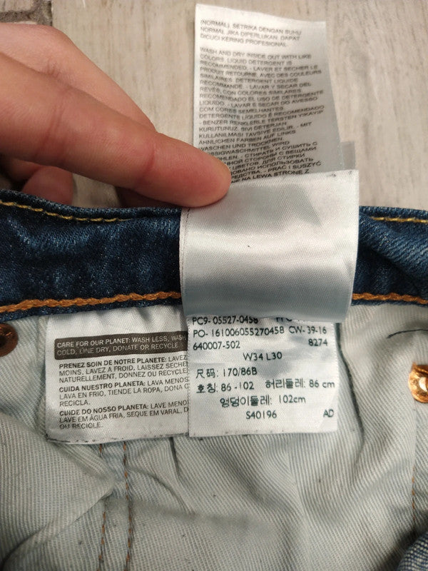 Levi's jeans regular uomo tg 34x30 (50 IT)