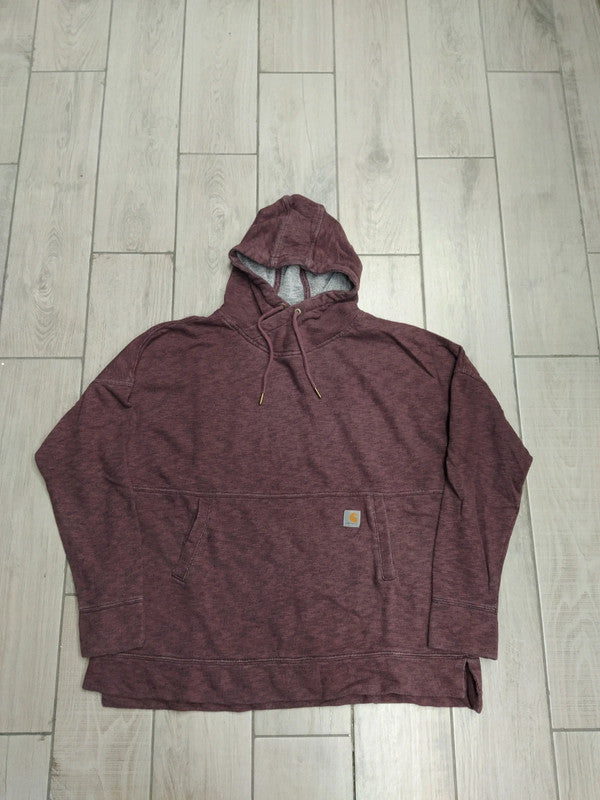 Carhartt felpa con cappuccio garzata uomo tg XL